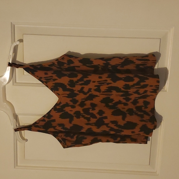 SHEIN Tops - Shein Animal print spaghetti strap tank